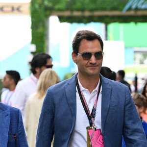 Roger Federer - Les célébrités assistent sur le circuit Miami International Autodrome au Grand Prix de Formule 1 Crypto.com de Miami, Floride, Etats-Unis, le 7 mai 2023; © Motorsport Images/Panoramic/Bestimage