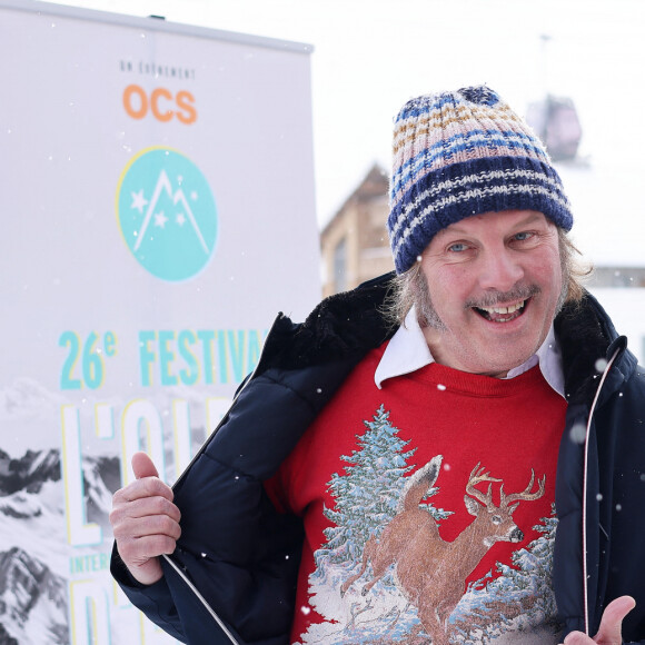 Philippe Katerine présente le film "La plus belle pour aller danser" de V.Bedos lors de la 26ème édition du Festival international du film de comédie de l'Alpe d'Huez, le 18 janvier 2023. © Dominique Jacovides / Bestimage  
