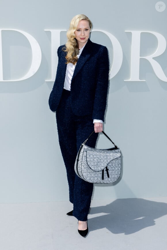 Gwendoline Christie - Les célébrités au défilé Dior "Collection Homme Prêt-à-Porter Printemps/Eté 2024" lors de la Fashion Week de Paris (PFW), le 23 juin 2023. © Olivier Borde / Bestimage 