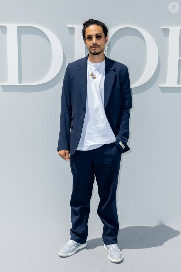 Kim Chapiron - Les célébrités au défilé Dior "Collection Homme Prêt-à-Porter Printemps/Eté 2024" lors de la Fashion Week de Paris (PFW), le 23 juin 2023. © Olivier Borde / Bestimage 