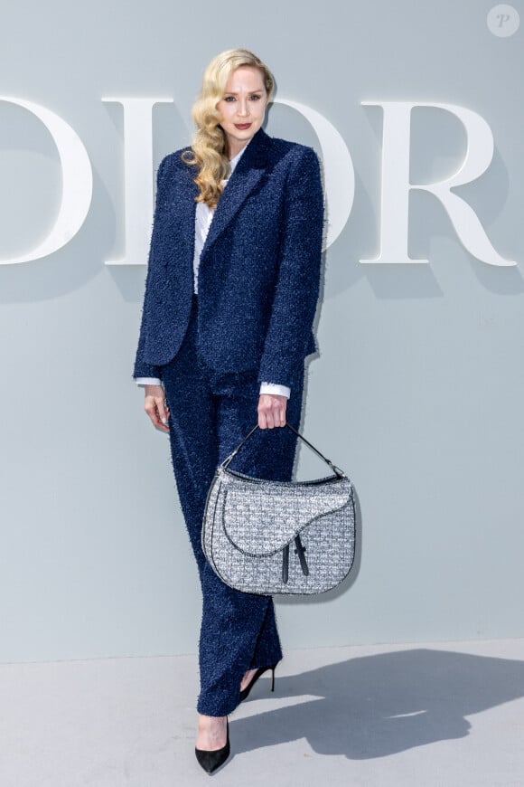 Gwendoline Christie - Les célébrités au défilé Dior "Collection Homme Prêt-à-Porter Printemps/Eté 2024" lors de la Fashion Week de Paris (PFW), le 23 juin 2023. © Olivier Borde / Bestimage 