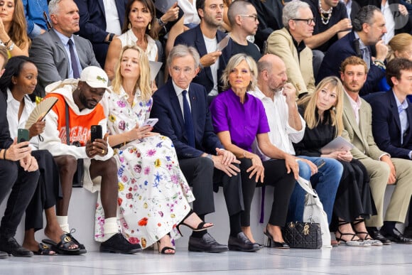 Delphine Arnault attending the Dior Homme show during the Paris