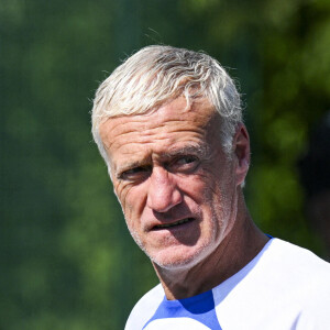 Didier Deschamps entraineur / Selectionneur France lors d'une séance d'entraînement de l'équipe de France de football pour préparer le match de qualification à l'Euro 2024 contre Gibraltar au centre de formation et centre National du Footbal de Clairefontaine-en-Yvelines, France, le 14 juin 2023. La France affrontera Gibraltar ce vendredi 16 juin à 20h45 au Stade de l'Algarve à Faro-Loulé au Portugal. © Jean-Baptiste Autissier/Panoramic/Bestimage