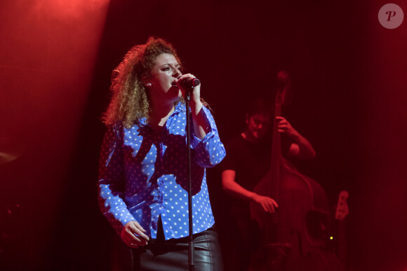 Mylène Madrias - Concert du groupe Trois Cafés gourmands à La Cigale à Paris, France, le 18 avril 2019. © Jérémy Melloul/Bestimage