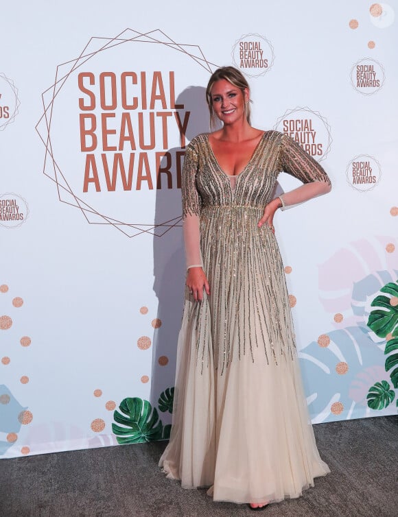 Exclusif - Aurélie Van Daelen - Soirée de gala et remise des prix des 6ème Social Beauty Awards de "Easyparapharmacie fête le Printemps" à l'hôtel BeachComber French Riviera de Sophia Antipolis (Biot), le 27 avril 2019. Toutes les influenceuses étaient habillées en C. Guillarmé pour cet évènement autour de la beauté et du bien-être. 