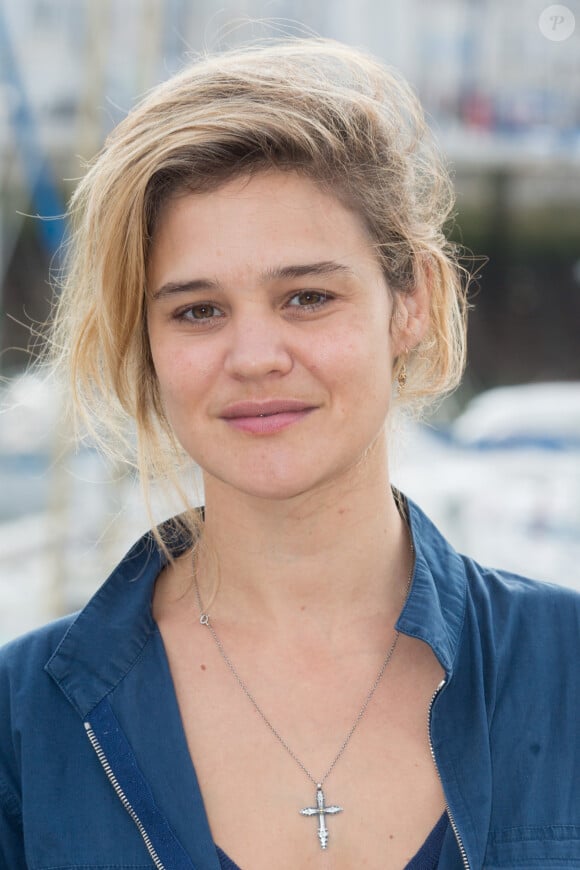 Marie Denarnaud - Photocall du film "Mystère à la Tour Eiffel" lors du 17ème Festival de Fiction TV de La Rochelle. Le 11 septembre 2015