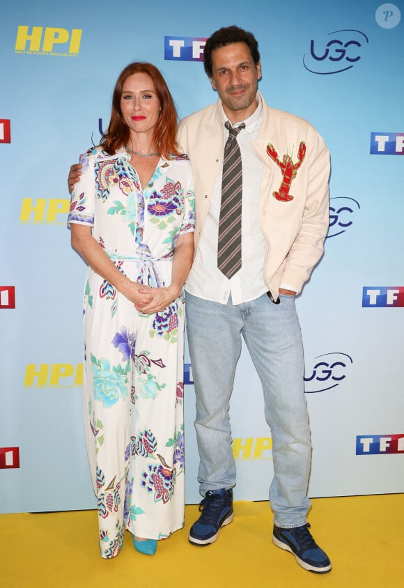 Audrey Fleurot et Mehdi Nebbou - Avant-première des 2 premiers épisodes de la saison 3 de "HPI" à l' UGC Normandie à Paris le 9 mai 2023. © Coadic Guirec/Bestimage