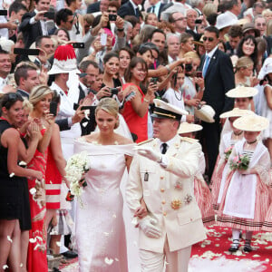 Mariage religieux du prince Albert II de Monaco et de la princesse Charlene en 2011