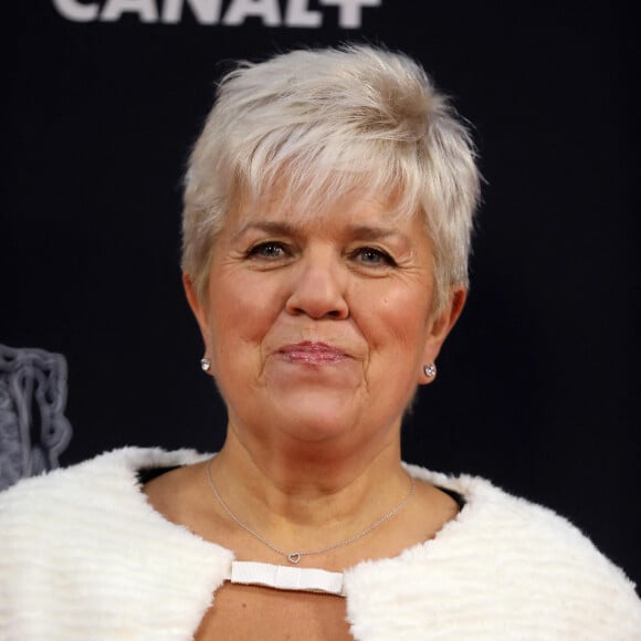 Mimie Mathy - Tournage de la série " Dix Pour Cent " lors de la 45ème cérémonie des César à la salle Pleyel à Paris, le 28 février 2020. © Dominique Jacovides/Olivier Borde/Bestimage