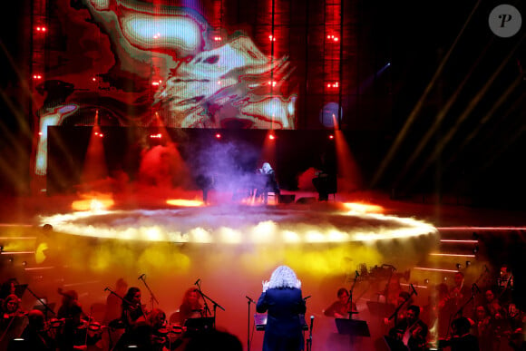 Exclusif - Michel Polnareff - Enregistrement de l'émission "Le gala des Pièces Jaunes, le concert événement" au Zenith de Paris, diffusée le 28 janvier sur France 2. Le 25 janvier 2023 © Dominique Jacovides / Bestimage