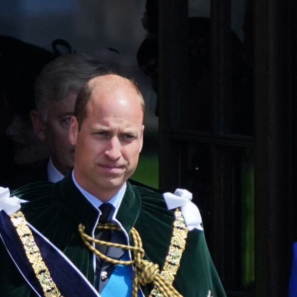 Pendant que les cloches résonnaient dans toutes les rues de la capitale.
Le prince William et la princesse Kate Middleton en Écosse, au palais d'Holyrood à Edimbourg pour la suite du deuxième couronnement de Charles III, le 5 juillet 2023