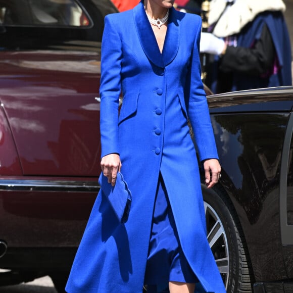 La princesse Kate Middleton en Écosse, au palais d'Holyrood à Edimbourg pour la suite du deuxième couronnement de Charles III, le 5 juillet 2023