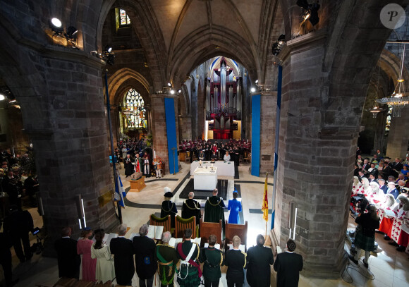 Le prince William et la princesse Kate Middleton en Écosse auprès de Charles III et Camilla, dans la cathédrale St Giles d'Edimbourg pour la suite du deuxième couronnement de Charles III