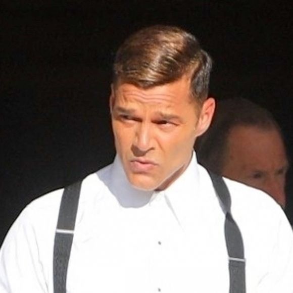 Exclusif - Ricky Martin - Tournage de la série télé "Mr. and Mrs. American Pie" à Los Angeles le 24 juin 2022.