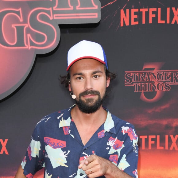 Bertrand Chameroy à la première de la série Netflix "Stranger Things - Saison 3" au cinéma Le Grand Rex à Paris, le 4 juillet 2019. © Guirec Coadic/Bestimage