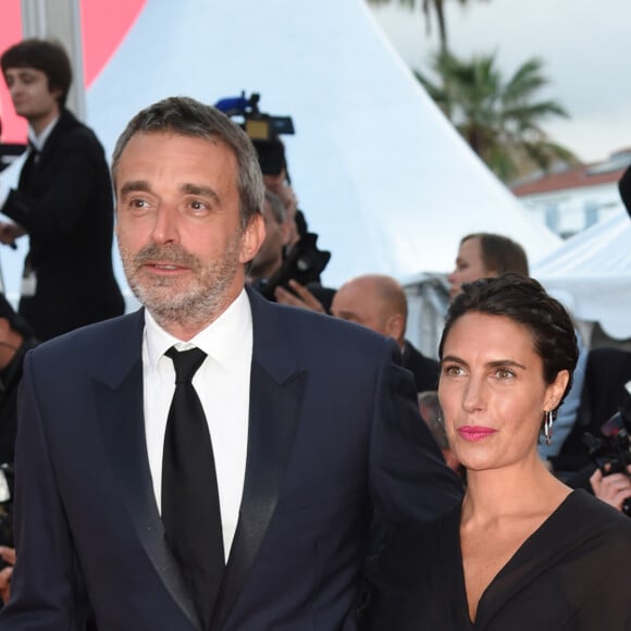 Alessandra Sublet et son mari Clément Miserez - Montée des marches du film " Le Grand Bain " lors du 71ème Festival International du Film de Cannes. Le 13 mai 2018 © Giancarlo Gorassini / Bestimage 