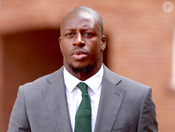 Le footballeur de Manchester City Benjamin Mendy arrive pour son nouveau procès au tribunal de la Couronne de Chester, Royaume Uni, le 27 juin 2023.