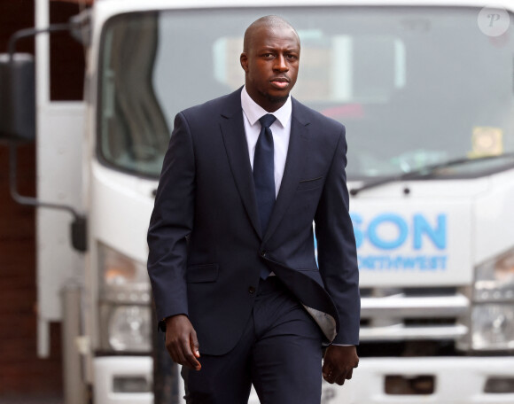 Un grand soulagement pour le footballeur.
Benjamin Mendy au tribunal de Chester le 28 juin 2023.