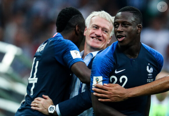 Benjamin Mendy le 15 juillet 2018, champion du monde avec les Bleus.