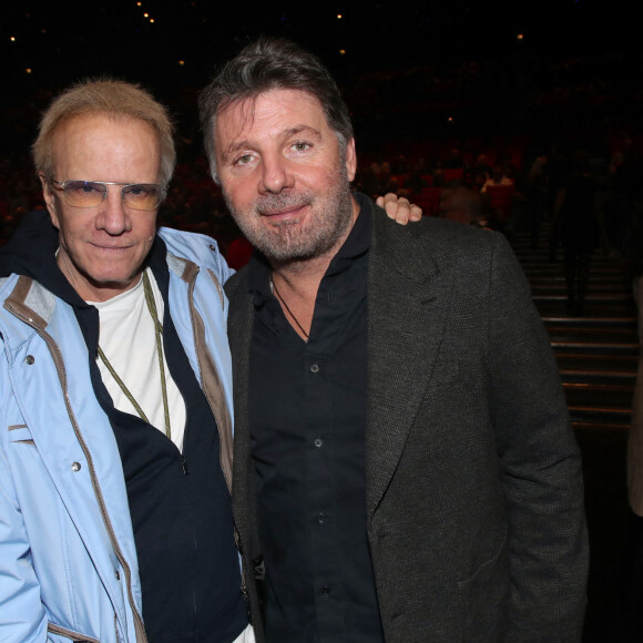 Exclusif - Christophe Lambert et Philippe Lellouche - Salle - Spectacle symphonique Claude Lelouch "D'un film à l'autre" au Palais des Congrès de Paris le 14 novembre 2022. © Moreau / Rindoff / Bestimage