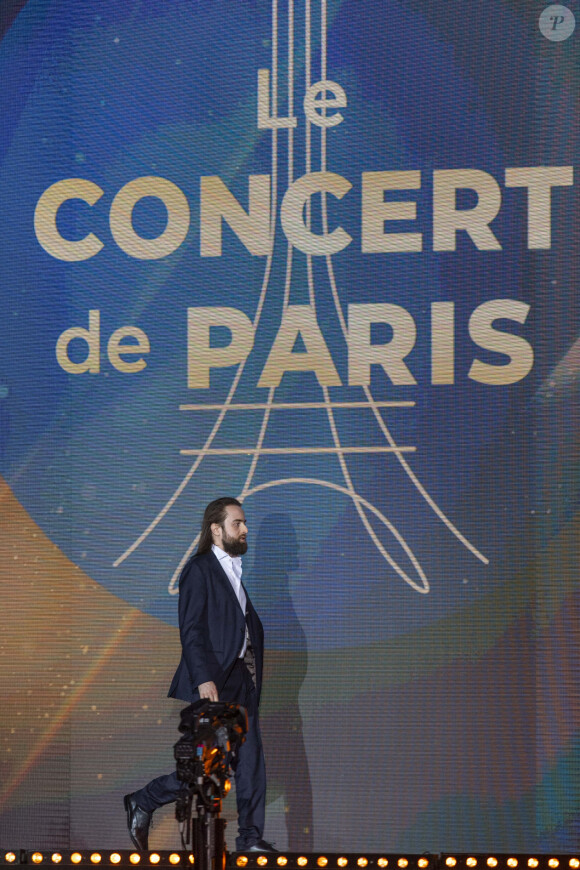 Exclusif - Daniil Trifonov - 10e anniversaire du "Grand Concert de Paris" au pied de la Tour Eiffel sur le Champ-de-Mars à Paris, le 14 juillet 2023. © Perusseau-Veeren/Bestimage