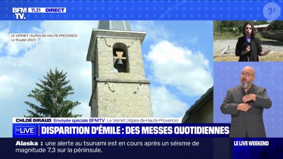 Le petit Emile, 2 ans, a diparu il y a un peu plus d'une semaine dans le Vernet. ©BFMTV