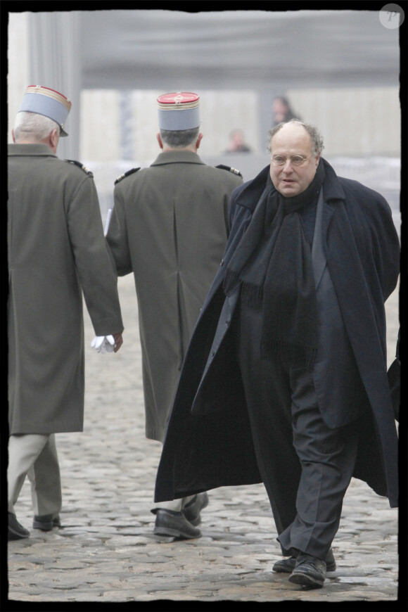 Alexandre Adler - Obsèques de Philippe Seguin à Paris