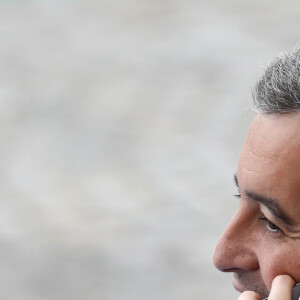 Le ministre de l'intérieur, Gérald Darmanin lors de la cérémonie du 143ème défilé militaire du 14 juillet, jour de la Fête Nationale, sur les Champs-Elysées et la place de la Concorde, à Paris, France, le 14 juillet 2023. © Stéphane Lemouton/Bestimage 