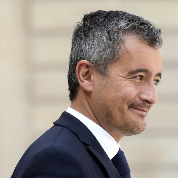 Gérald Darmanin, ministre de l'Intérieur et des Outre-mer - Le président de la République française reçoit le Premier ministre de la République de Slovénie pour un déjeuner de travail au palais de l'Elysée à Paris, France, le 1er septembre 2022. © Stéphane Lemouton/Bestimage 