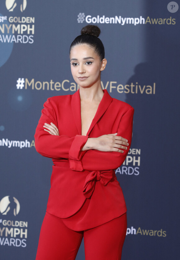 Léna Mahfouf (Léna Situations) - Photocall de la cérémonie de clôture du 62ème festival de télévision de Monte-Carlo le 20 juin 2023. © Denis Guignebourg / Bestimage 