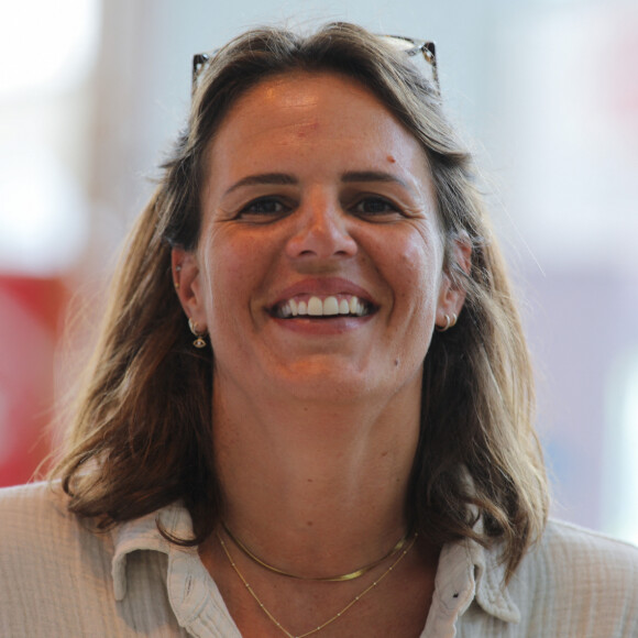 Ce sont des moments qui font toujours plaisir à voir.
Laure Manaudou assiste aux championnats de France Élites en grand bassin de natation à Rennes, France. © Mickael Chavet/Zuma Press/Bestimage 