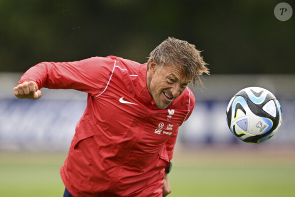 Herve Renard - Selectionneur / Entraineur (Fra) - Entrainement de l'équipe de France Feminine à Clairefontaine, le 4 juillet 2023. 