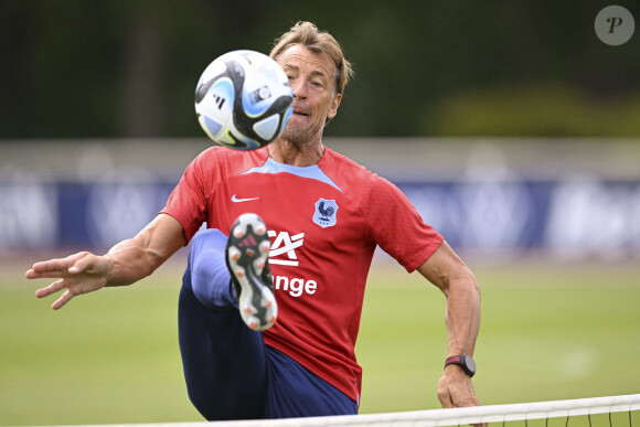 Herve Renard - Selectionneur / Entraineur (Fra) - Entrainement de l'équipe de France Feminine à Clairefontaine, le 4 juillet 2023. 