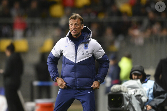 Hervé Renard (sélectionneur et entraineur) - Match amical "France - Canada (2-1)" à la MMA Arena au Mans, le 11 avril 2023. 