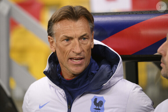 Hervé Renard (sélectionneur et entraineur) - Match amical "France - Canada (2-1)" à la MMA Arena au Mans, le 11 avril 2023. 