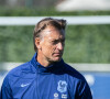 Par le passé, Hervé Renard a entraîné uniquement des équipes masculines
Hervé Renard - L'équipe de France féminine à l'entrainement à Clairefontaine, le 3 avril 2023. 