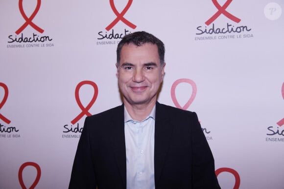 "Quelle magnifique bascule pour terminer ce Tour, désolé Laurent Luyat", lance un compte Twitter
 
Laurent Luyat - Soirée de lancement du Sidaction 2023 au théâtre Edouard VII à Paris le 6 mars 2023. © Rachid Bellak