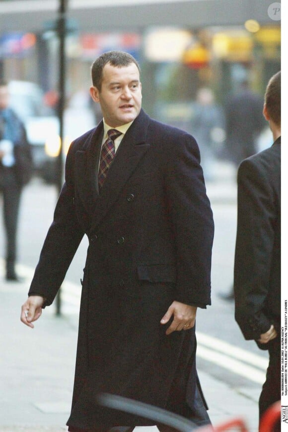 Arrivée de Paul Burrell au tribunal Old Bailey à Londres.