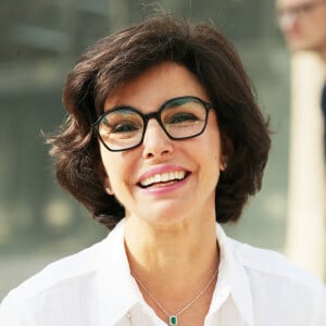 Rachida Dati, maire du 7ème arrondissement de Paris - Le ministre de l'Intérieur présente le plan tourisme et dévoile les renforts estivaux à Paris sur le parvis de la Tour Eiffel le 15 juin 2023. © Jonathan Rebboah / Panoramic / Bestimage