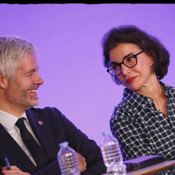 Pour autant, la femme politique sait qu'elle doit encore se battre pour faire changer les choses pour sa fille.
Laurent Wauquiez, Rachida Dati - Réunion publique "La droite au coeur!" autour de E.Ciotti au siège des Républicains à Paris le 8 décembre 2022. © Alain Guizard / Bestimage