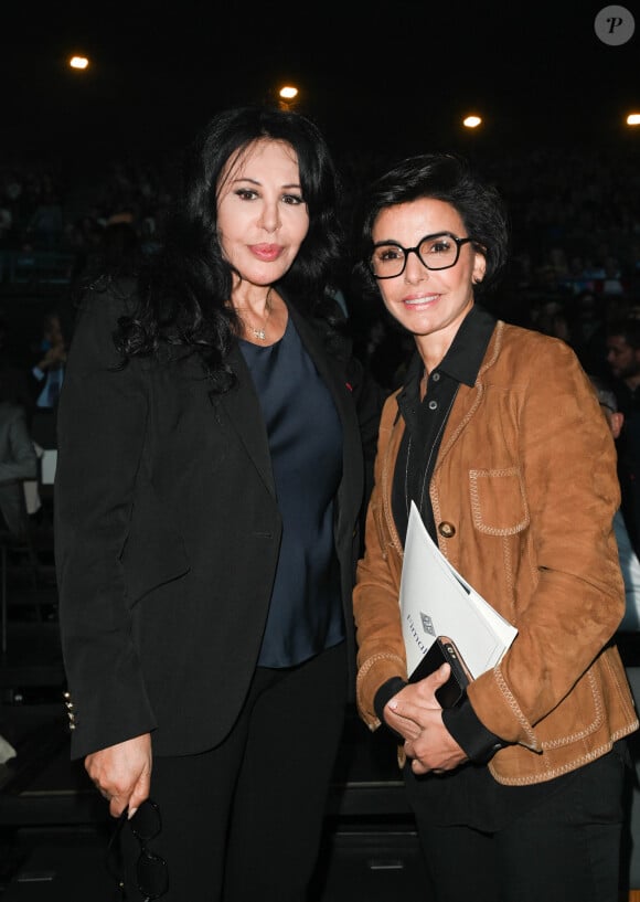 Exclusif - Yamina Benguigui et Rachida Dati - People à la générale de l'opéra-rock "Starmania" à la Seine Musicale de Boulogne-Billancourtle 8 novembre 2022. © Dominique Jacovides-Coadic Guirec/Bestimage