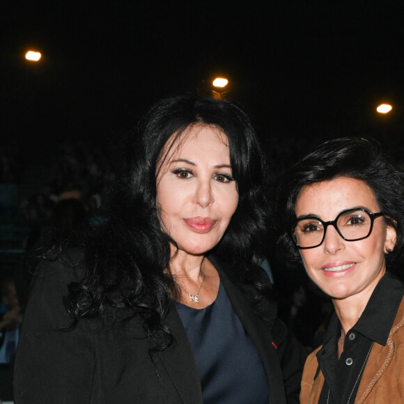 Exclusif - Yamina Benguigui et Rachida Dati - People à la générale de l'opéra-rock "Starmania" à la Seine Musicale de Boulogne-Billancourtle 8 novembre 2022. © Dominique Jacovides-Coadic Guirec/Bestimage