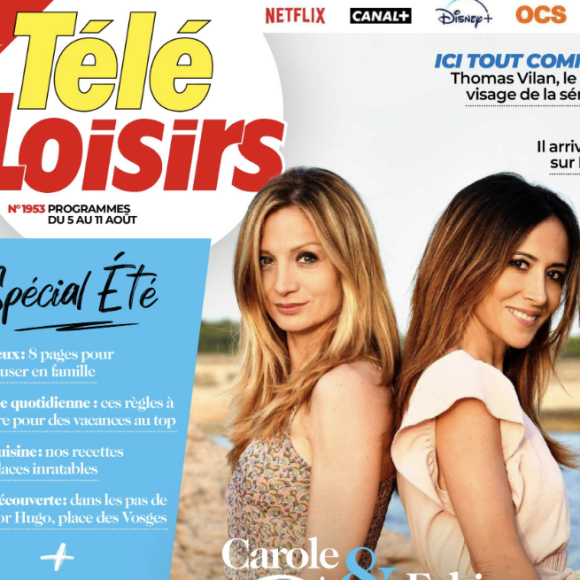 Couverture du nouveau numéro de "Télé-Loisirs" paru le lundi 31 juillet 2023.