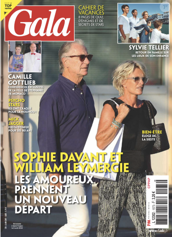Sophie Davant et William Leymergie font la couverture du nouveau numéro de "Gala"