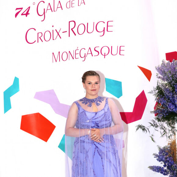 Camille Gottlieb lors du 74ème Gala de la Croix-Rouge Monégasque, qui se tient dans la mythique Salle des Etoiles du Sporting Monte-Carlo à Monaco. Cette année l'ambassadeur du gala n'est autre que la rock star internationale Robbie Wiliams. En cette occasion Robbie Williams s'est produit en concert exclusif à la Salle des Etoiles. Monaco, le 29 juillet 2023. © Claudia Albuquerque/Bestimage 