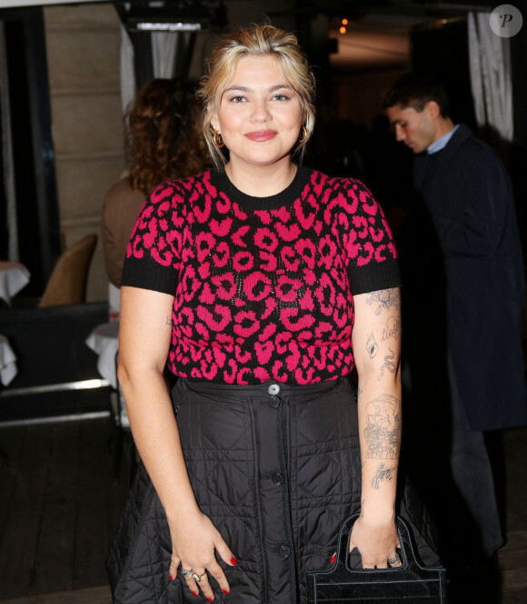 Semi Exclusif - Louane Emera à la soirée Miss Dior au restaurant l'Avenue à Paris en marge de la fashion week collection Printemps-Eté, le 28 septembre 2021.