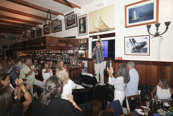 Exclusif - Marc Fichel lors du showcase de Marc Fichel à l'Hôtel Bar Le Sube à Saint-Tropez le 7 août 2023. © Jack Tribeca / Bestimage