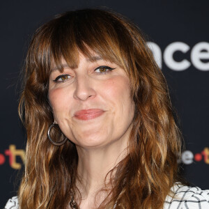 Daphné Bürki au photocall pour la conférence de presse de rentrée de France TV à la Grande Halle de la Villette à Paris, France, le 11 juillet 2023. © Coadic Guirec/Bestimage