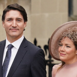 Il lui avait finalement demandé son numéro de téléphone, quelques mois plus tard, en la recroisant.
Justin Trudeau et sa femme Sophie Trudeau - Cérémonie de couronnement du roi d'Angleterre à l'abbaye de Westminster de Londres, Royaume Uni, le 6 mai 2023.