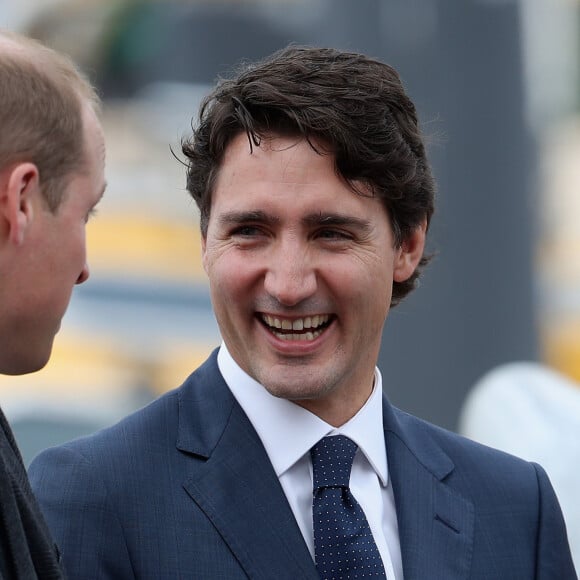 Le prince William et Catherine Kate Middleton, la duchesse de Cambridge visitent le poste de garde-côte de Kitsilano en compagnie du premier ministre Justin Trudeau et de son épouse Sophie Grégoire Trudeau, dans le cadre de leur voyage officiel au Canada, le 25 septembre 2016.